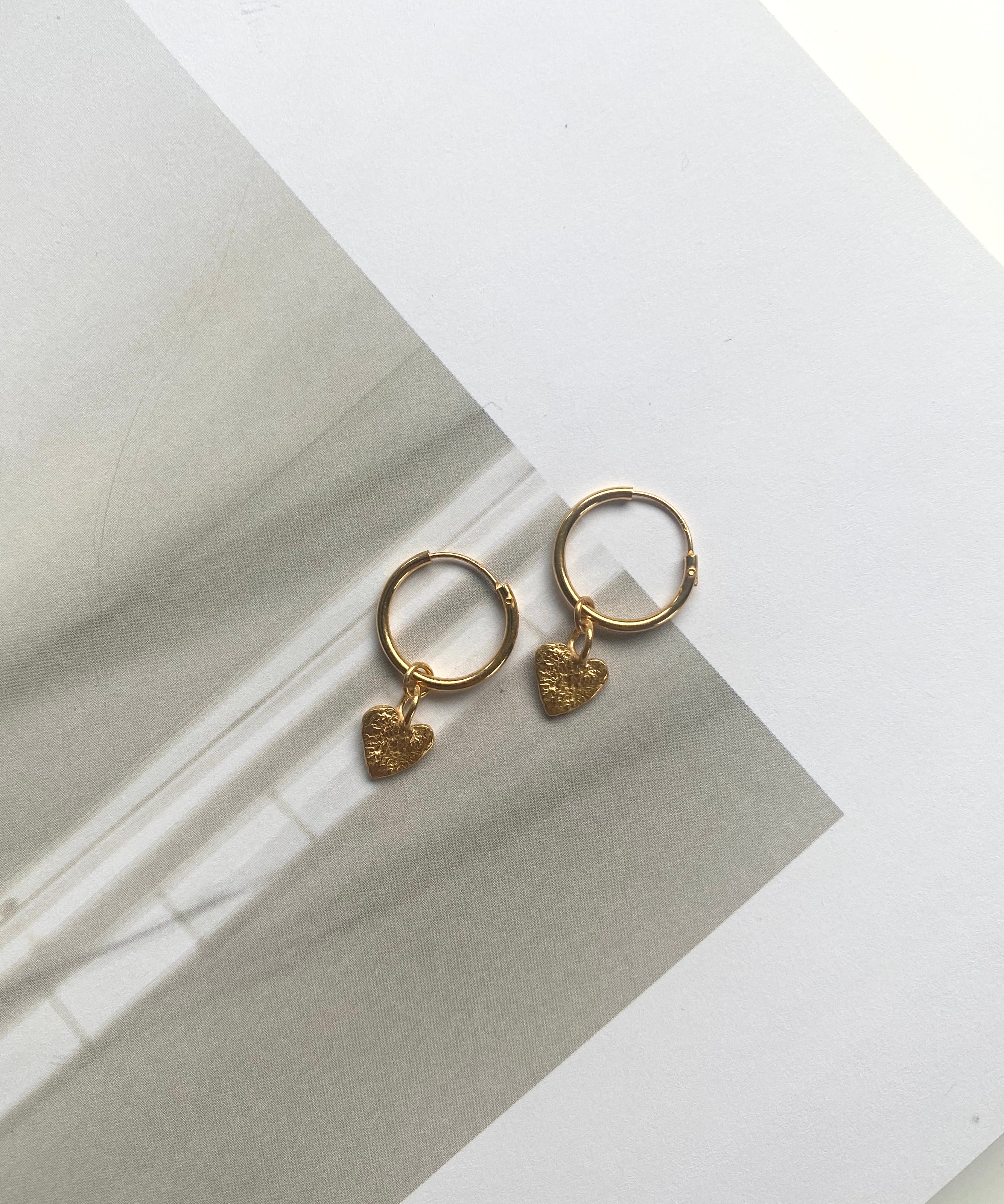 Burning heart hoops
