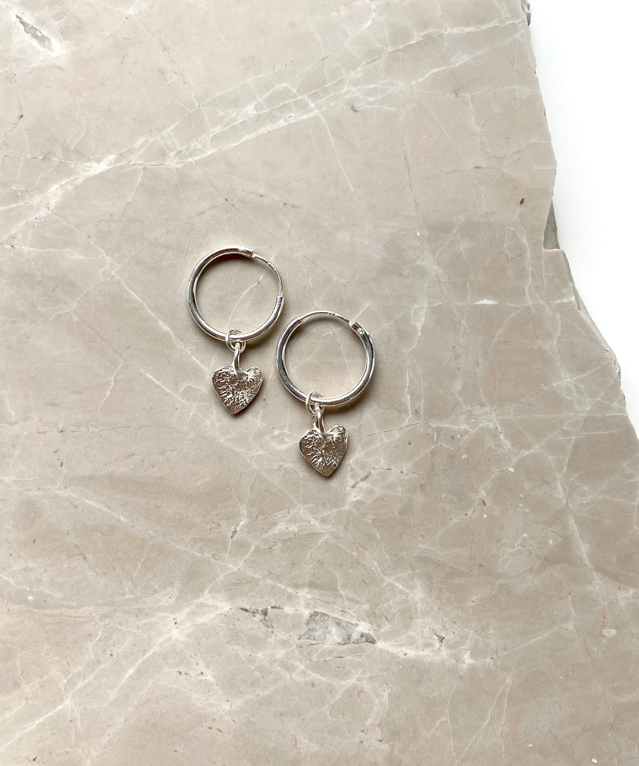 Burning heart hoops